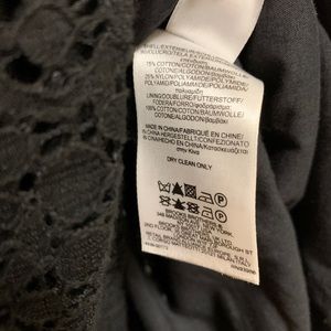 Brooks Brothers Black Lace Dress